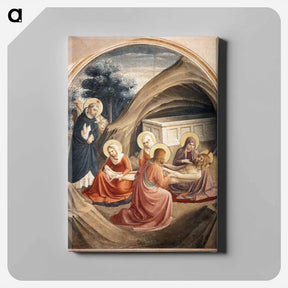 アートパネル-Lamentation over Christ - フラ アンジェリコ Canvas.