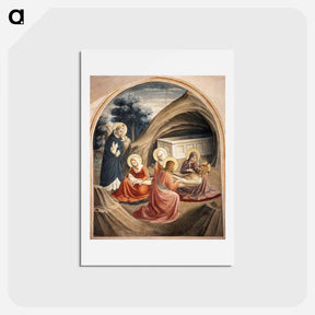 アートポストカード-Lamentation over Christ - フラ アンジェリコ Postcard.