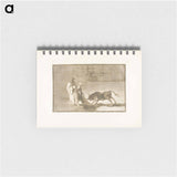 The Moors make a different play in the ring calling the bull with their burnous - フランシスコ デ ゴヤ Memo.