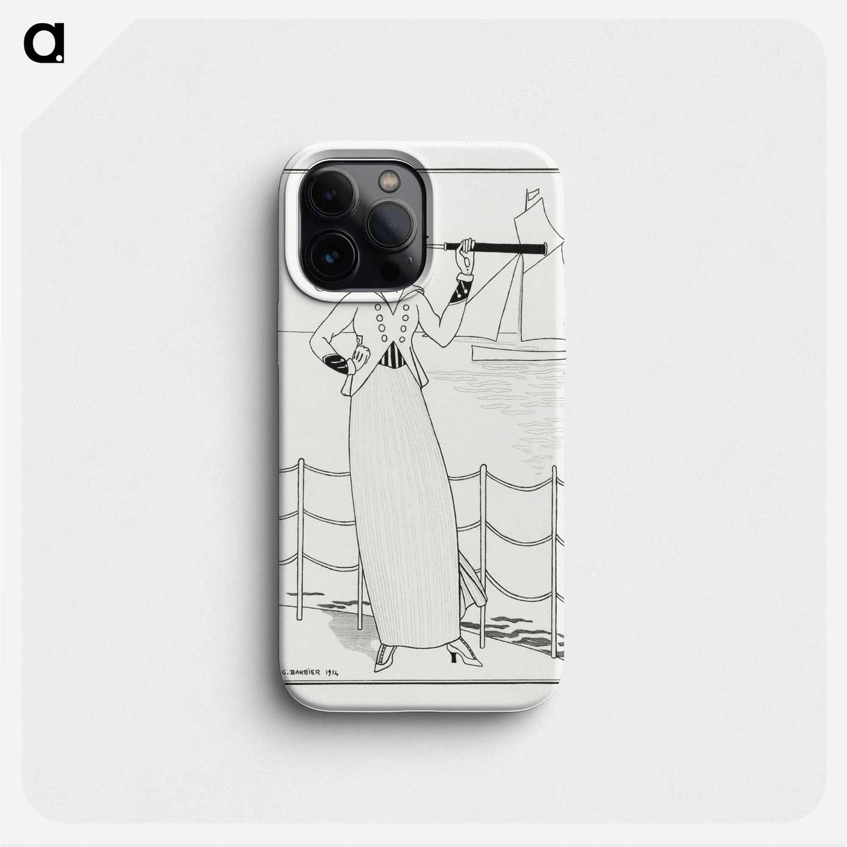 Costumes Parisiens - ジョージ バービエ Phone Case.