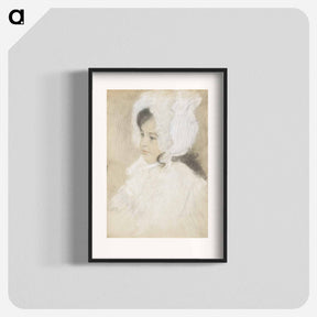 アートポスター-Portrait of a child (Marie Moll) - グスタフ クリムト Poster.