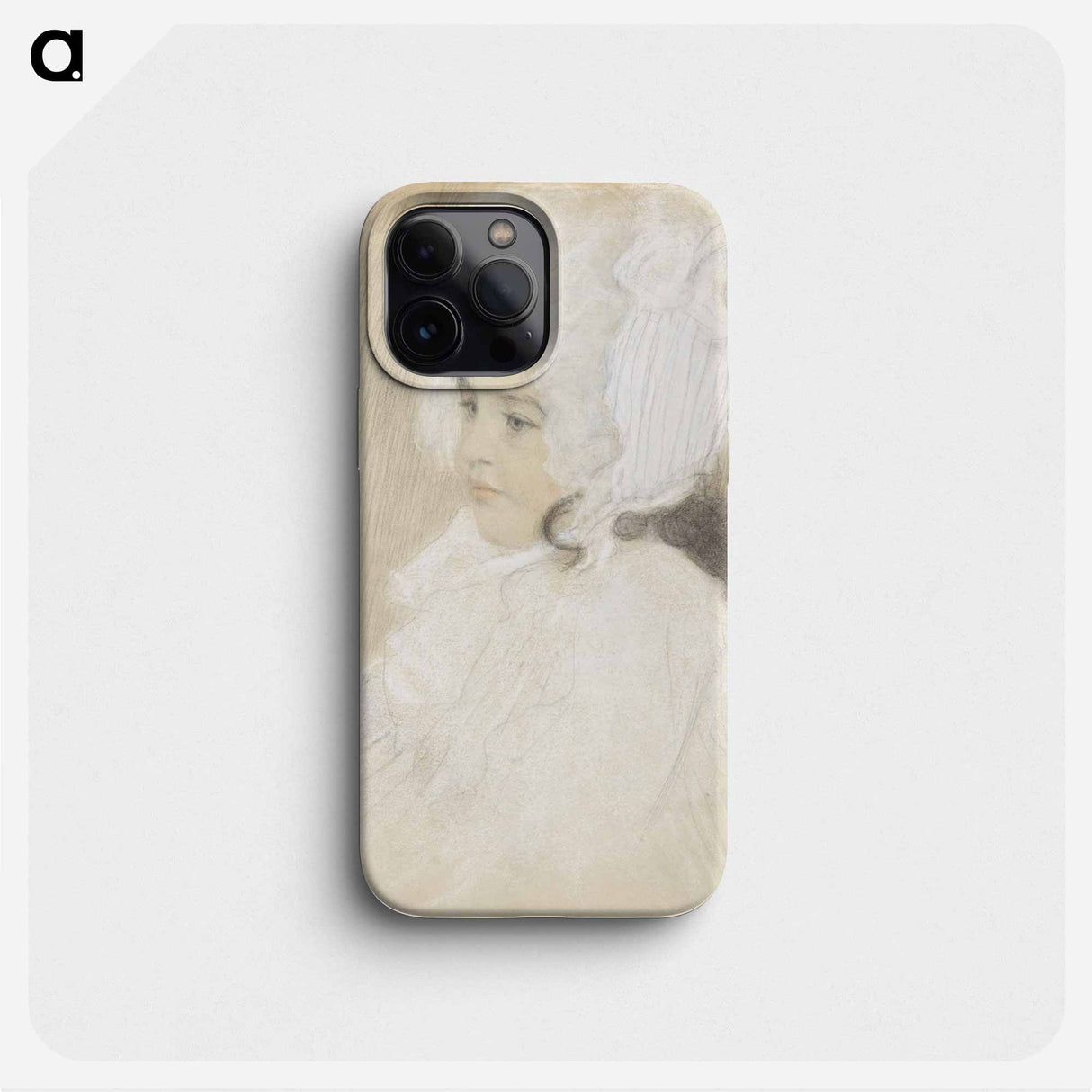 Portrait of a child (Marie Moll) - Gustav Klimt Phone Case.