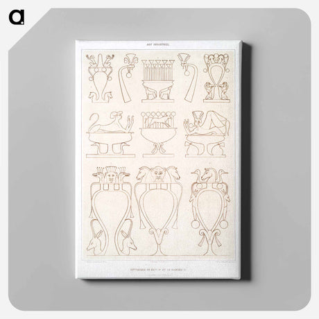 アートパネル-Offerings of Seti I and Ramses II
 - エジプト美術史 Canvas.