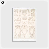 アートポストカード-Offerings of Seti I and Ramses II
 - エジプト美術史 Postcard.