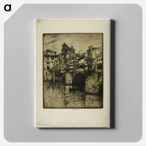 アートパネル-Ponte Vecchio, Florence
 - ジョセフ ペネル Canvas.