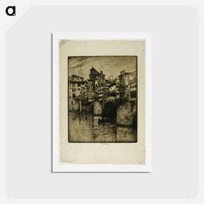 アートポストカード-Ponte Vecchio, Florence
 - ジョセフ ペネル Postcard.
