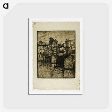 Ponte Vecchio, Florence
 - ジョセフ ペネル Postcard.
