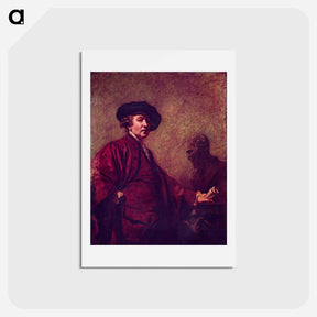 アートポストカード-Self-Portrait - ジョシュア レノルズ Postcard.
