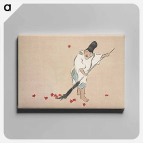 アートパネル-Raking from Momoyogusa–Flowers of a Hundred Generations - 神坂 雪佳 Canvas.