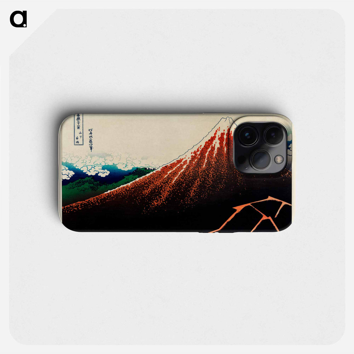 Sanka Hakuu - Katsushika Hokusai Phone Case.