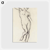 アートポストカード-David - ポール セザンヌ Postcard.