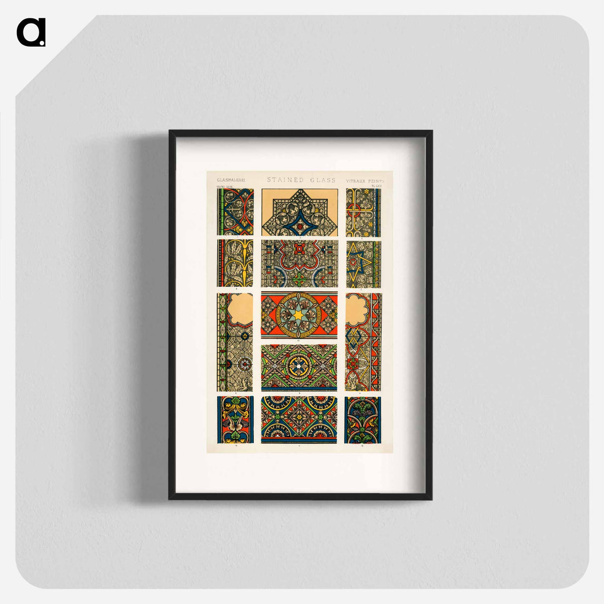 アートポスター-Nineteenth-Century Ornament Pattern
 - 装飾の文法 Poster.