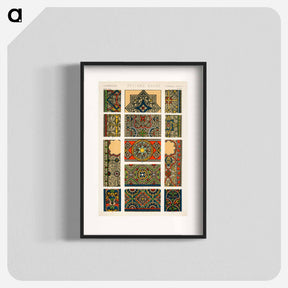 アートポスター-Nineteenth-Century Ornament Pattern
 - 装飾の文法 Poster.