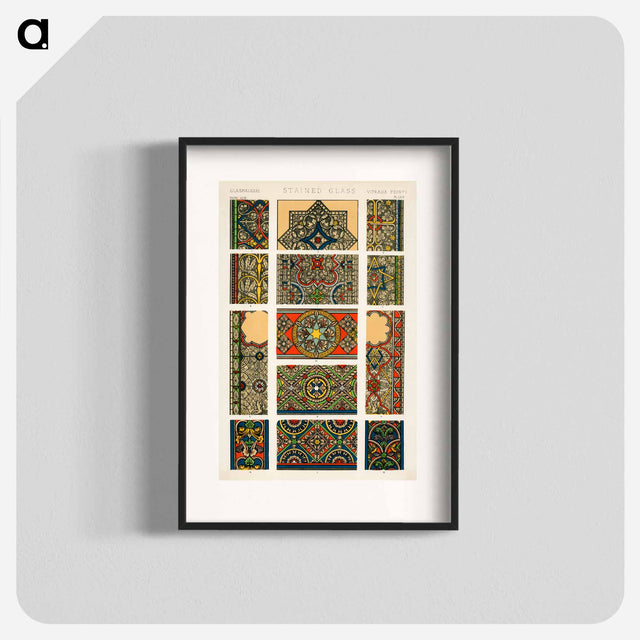 アートポスター-Nineteenth-Century Ornament Pattern
 - 装飾の文法 Poster.