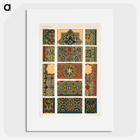 アートポスター-Nineteenth-Century Ornament Pattern
 - 装飾の文法 Poster.