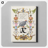 アートパネル-Guide for Constructing the Ligature ae from Mira Calligraphiae Monumenta
 - 書道のお手本 Canvas.