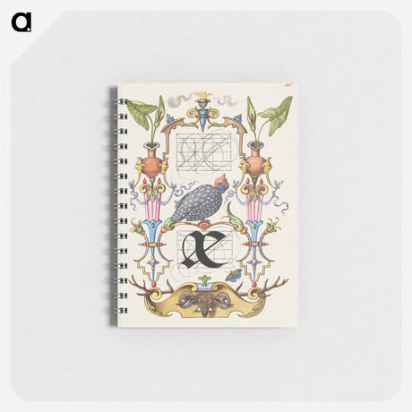 アートメモ帳-Guide for Constructing the Ligature ae from Mira Calligraphiae Monumenta
 - 書道のお手本 Memo.