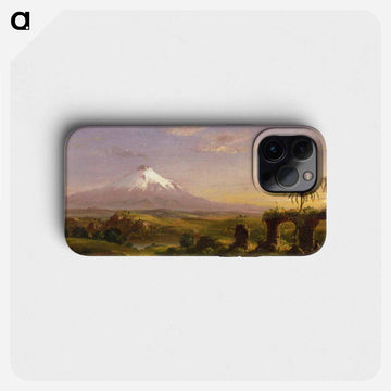 View of Mount Etna - トーマス コール Phone Case.