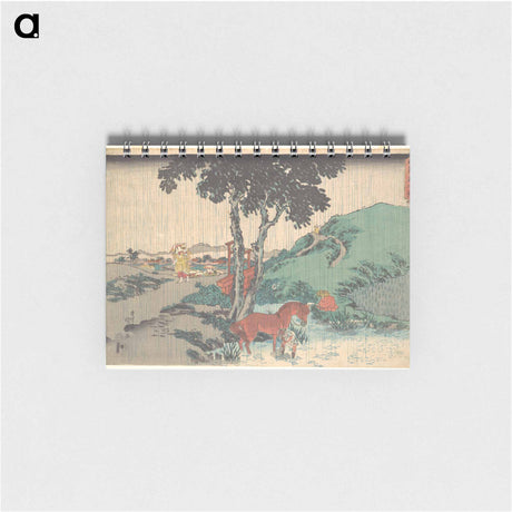 アートメモ帳-Rain of the Fifth Month (Samidare)
 - 歌川 国貞 Memo.
