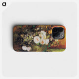 Bowl With Sunflowers Roses And Other Flowers - フィンセント ファン ゴッホ Phone Case.