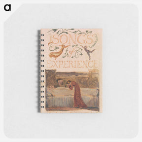 アートメモ帳-Songs of Innocence and of Experience, Plate 33, Experience Title Page - ウィリアム ブレイク Memo.