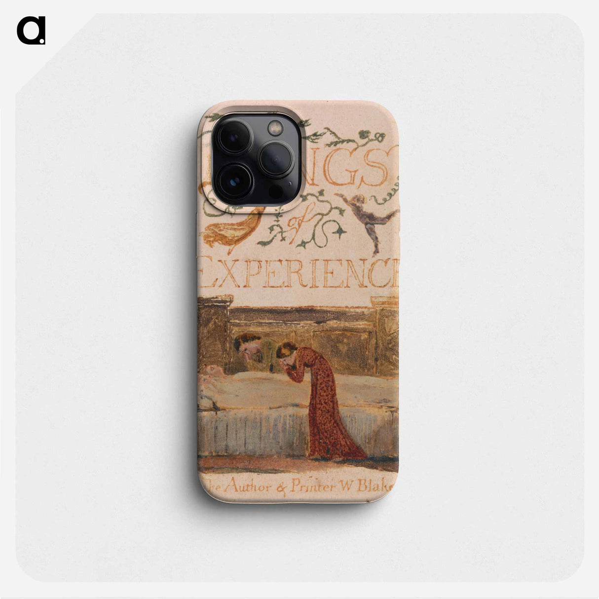 Songs of Innocence and of Experience, Plate 33, Experience Title Page - William Blake Phone Case.