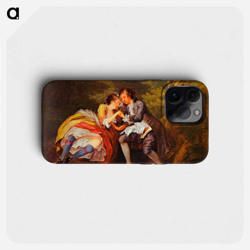 After (Outdoor Scene) - ウィリアム ホガース Phone Case.