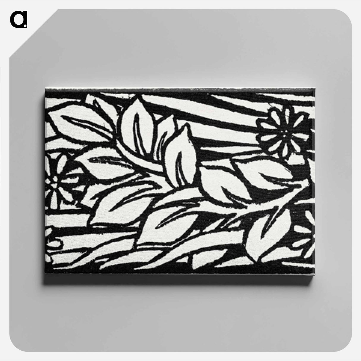 アートパネル-Love is Enough–Narrow Band of Ornament Foliage - ウィリアム モリス Canvas.