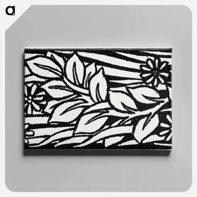 アートパネル-Love is Enough–Narrow Band of Ornament Foliage - ウィリアム モリス Canvas.