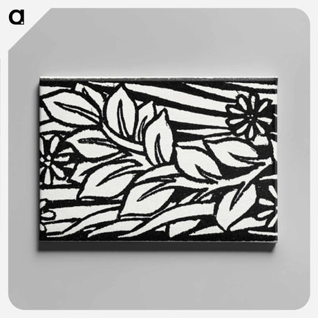 アートパネル-Love is Enough–Narrow Band of Ornament Foliage - ウィリアム モリス Canvas.