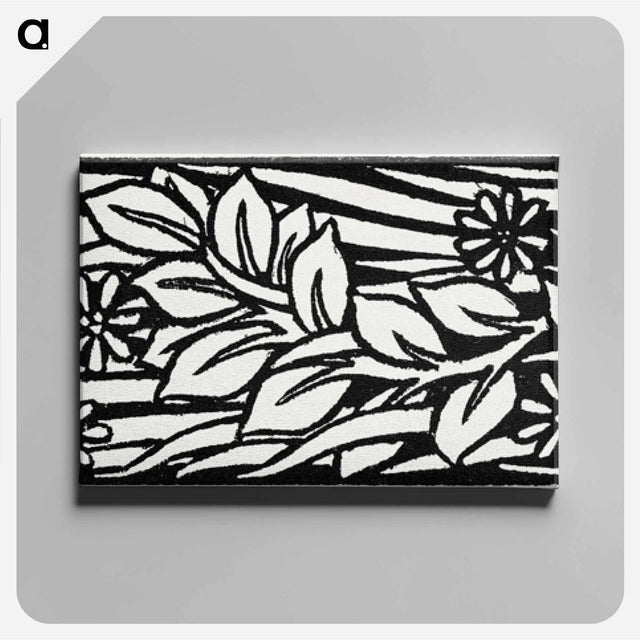 アートパネル-Love is Enough–Narrow Band of Ornament Foliage - ウィリアム モリス Canvas.