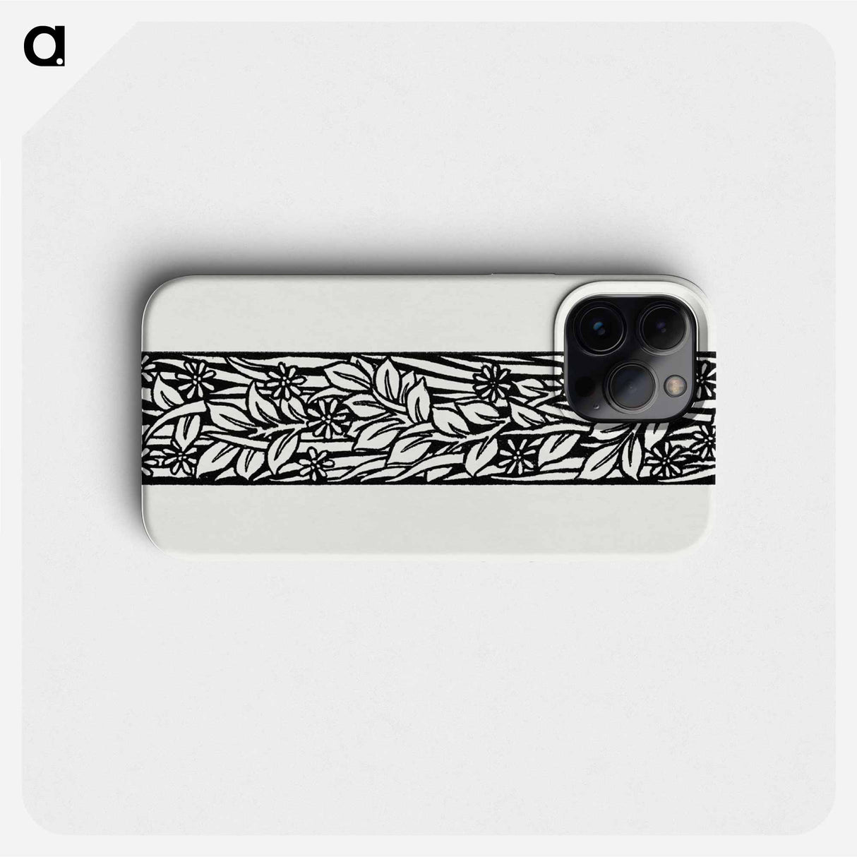 Love is Enough–Narrow Band of Ornament Foliage - ウィリアム モリス Phone Case.