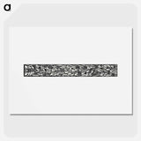アートポスター-Love is Enough–Narrow Band of Ornament Foliage - ウィリアム モリス Poster.