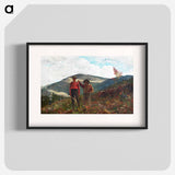 Two Guides - Winslow Homer Poster.