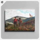 Two Guides - Winslow Homer Canvas.