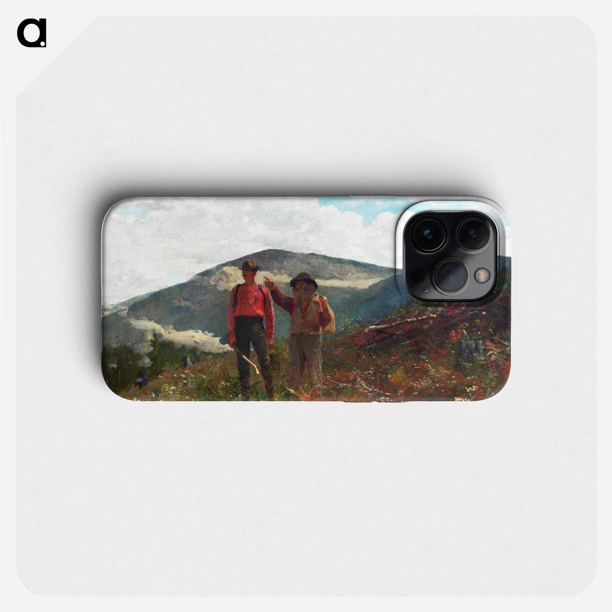 Two Guides - Winslow Homer Phone Case.