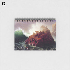 アートメモ帳-Seal Rock - アルバート ビアスタット Memo.