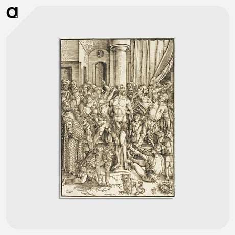 アートポストカード-The Flagellation - アルブレヒト デューラー Postcard.