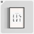 アートポスター-Sign language from What I saw in New York; or, a Bird's-eye view of City Life
 - 大英図書館 Poster.