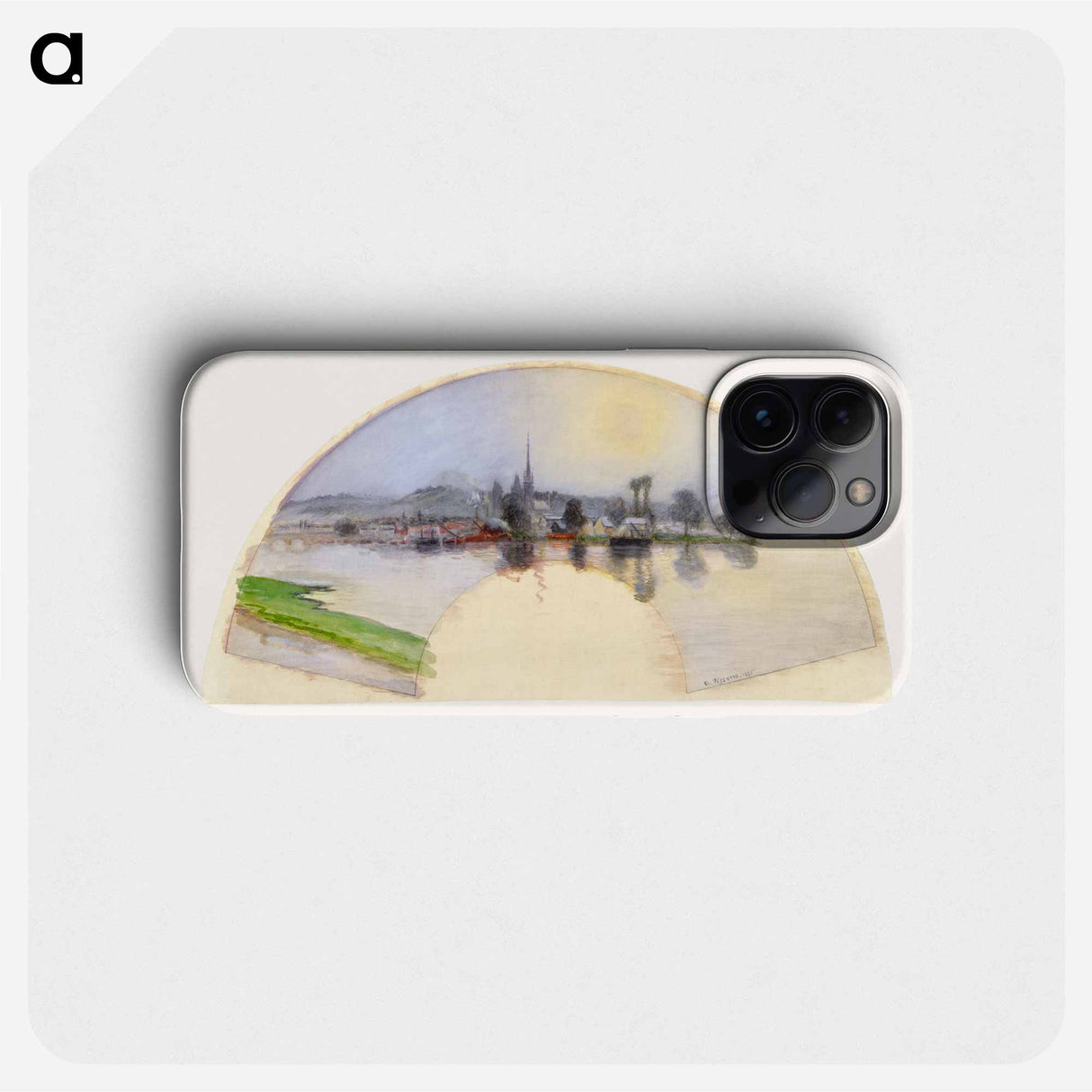 View of Rouen - Camille Pissarro Phone Case.