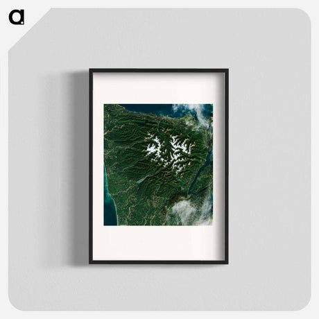 アートポスター-Olympic National Park Landscape
 - 上空からの地球 Poster.