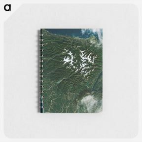 アートメモ帳-Olympic National Park Landscape
 - 上空からの地球 Memo.