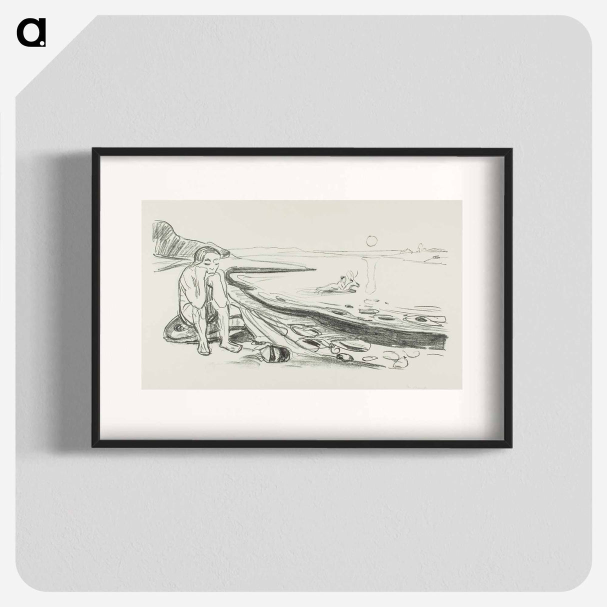 Omega’s Flight - エドヴァルド ムンク Poster.