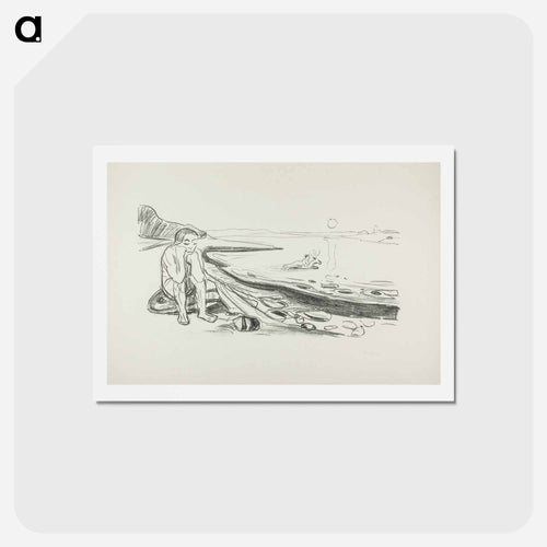 Omega’s Flight - エドヴァルド ムンク Postcard.