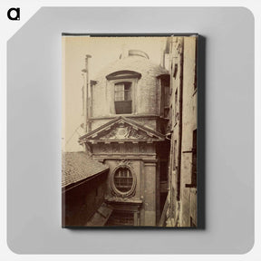 アートパネル-Ancienne École de Médecin, rue de la Bucherie
 - ウジェーヌ アジェ Canvas.