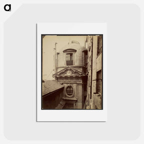 アートポストカード-Ancienne École de Médecin, rue de la Bucherie
 - ウジェーヌ アジェ Postcard.