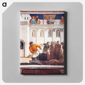 アートパネル-Martyrdom of St. Lawrence - フラ アンジェリコ Canvas.