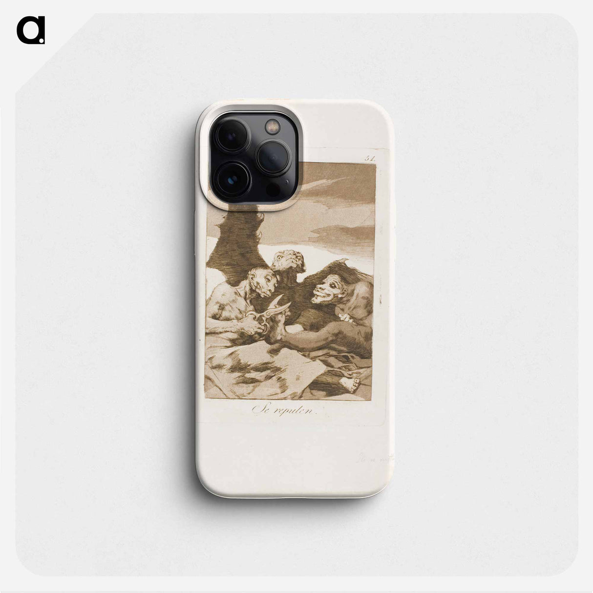 They Spruce Themselves Up - Francisco de Goya Phone Case.