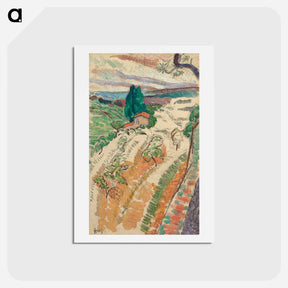 アートポストカード-Paysage, St. Tropez - アンリ マティス Postcard.