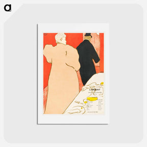 アートポストカード-L'Argent - アンリ ド トゥールーズ ロートレック Postcard.